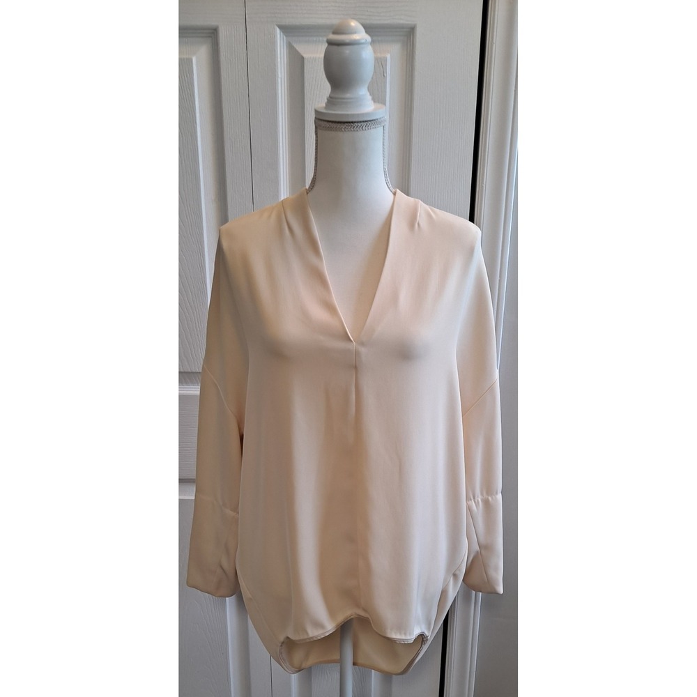 By Malene Birger Size 32 Ivory Oriana‎ Top Claasic Old Money Minimalist Look